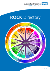 the ROCK - Sussex Partnership NHS Foundation Trust
