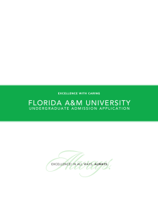 Always. - Florida Agricultural & Mechanical University