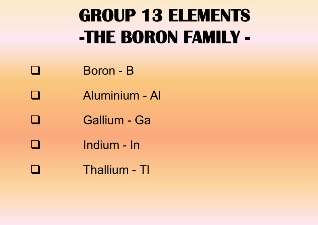 group-13-elements-the-boron-family