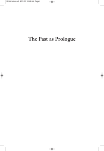 The Past as Prologue - Carolina Academic Press