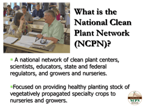 National Clean Plant Network