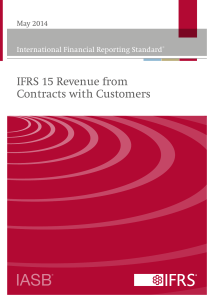 IFRS 15 Revenue from Contracts with Customers