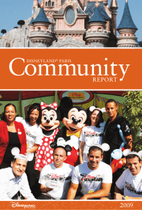 REPORT - Euro Disney SCA
