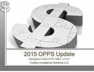 2015 OPPS Update