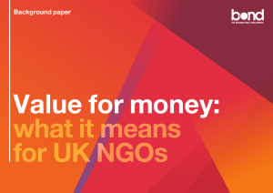 Value for Money what it means for NGOs