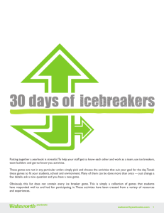 30 Days Of Icebreakers