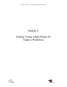 Module 2 - NCWD/Youth