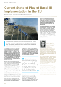 Basel III Implementation in the EU - London Bullion Market Association