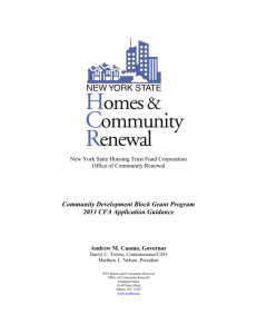 New York State - Division of Housing and Community Renewal