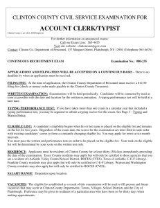 account clerk/typist