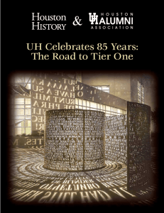 UH Celebrates 85 Years: The Road to Tier One
