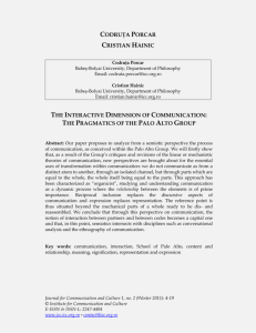 the pragmatics of the palo alto group
