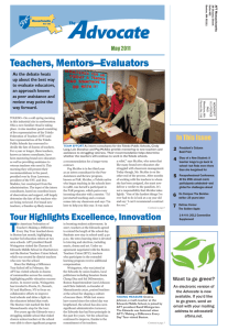 Teachers, Mentors—Evaluators