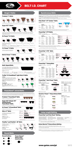 Belt ID Chart