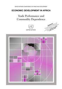 Trade Performance and Commodity Dependence