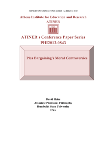 ATINER's Conference Paper Series PHI2013-0843