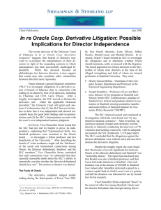 In re Oracle Corp. Derivative Litigation