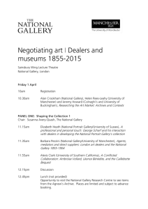 Negotiating art Dealers and museums 1855-2015