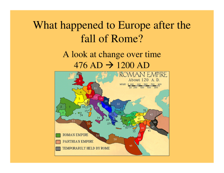 What Happened To Europe After The Fall Of Rome 