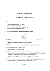1-Nitronaphthalene - IARC Monographs on the Evaluation of
