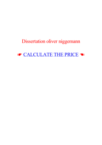 Dissertation oliver niggemann - Supersize me essay