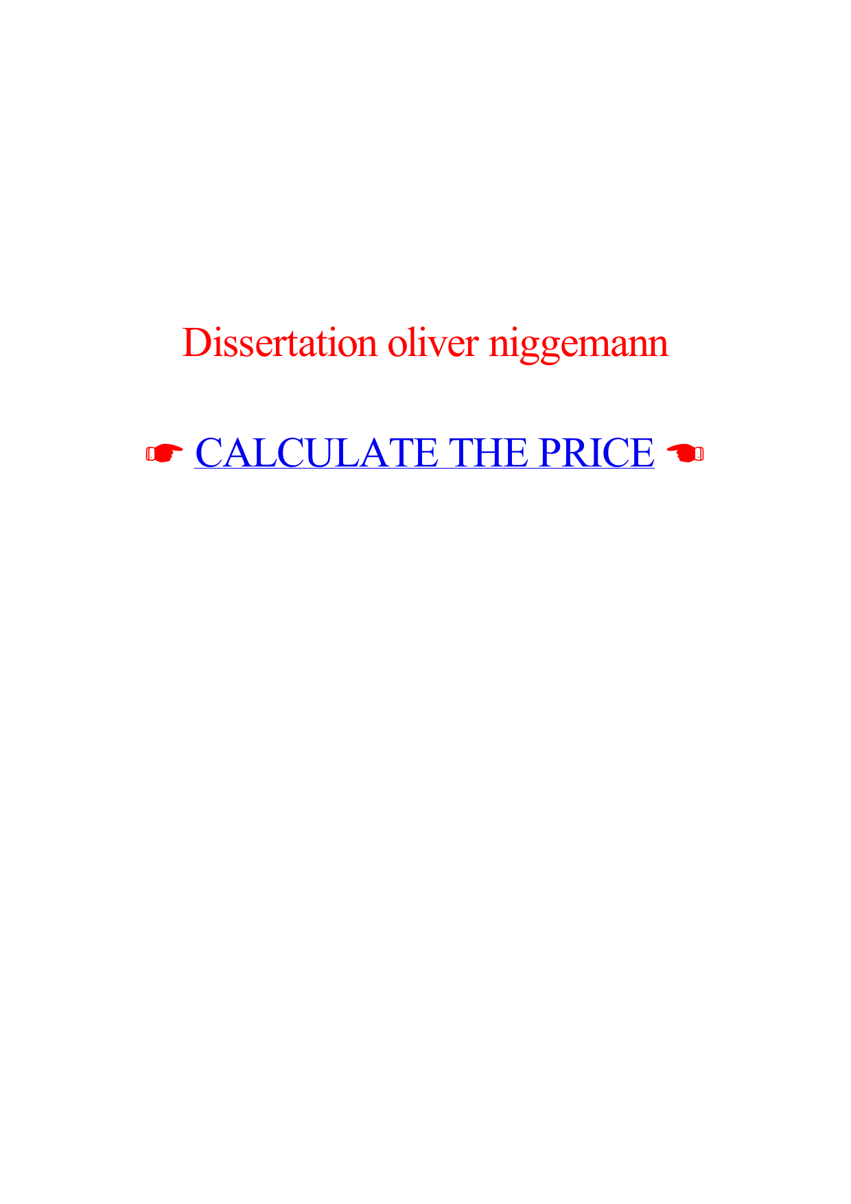 dissertation oliver niggemann