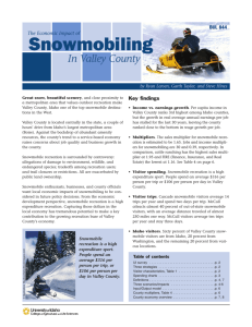 Economic Impact Snowmobiling