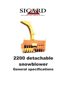 2200 detachable snowblower