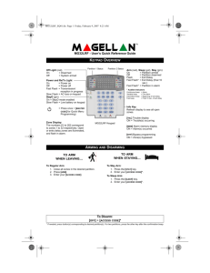 Paradox Magellan MG32LRF-EQ01 User Manual