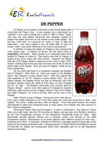 dr pepper - EnglishRepublic.ru