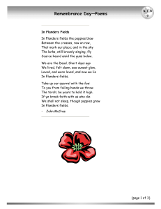 Remembrance Day—Poems