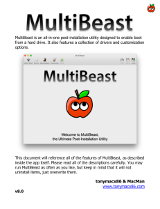 MultiBeast Features