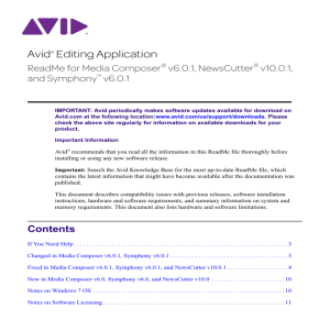 Avid® Editing Application - Force.com Lightning apps for everyone