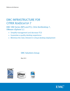 H11738-EMC Infrastructure for Citrix XenDesktop 7