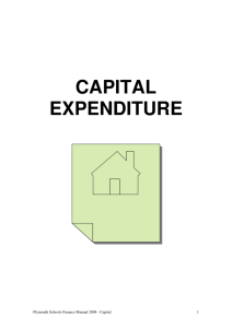 capital expenditure - Plymouth City Council