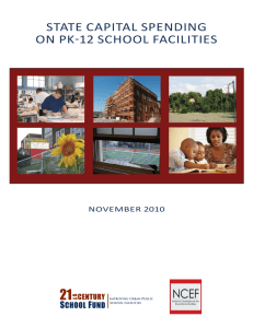 State Capital Spending on PK-12 School Facilities