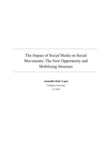 The Impact of Social Media on Social Movements
