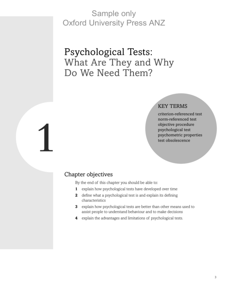 Psychological Tests