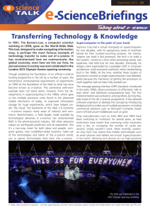 Transferring Technology & Knowledge - e
