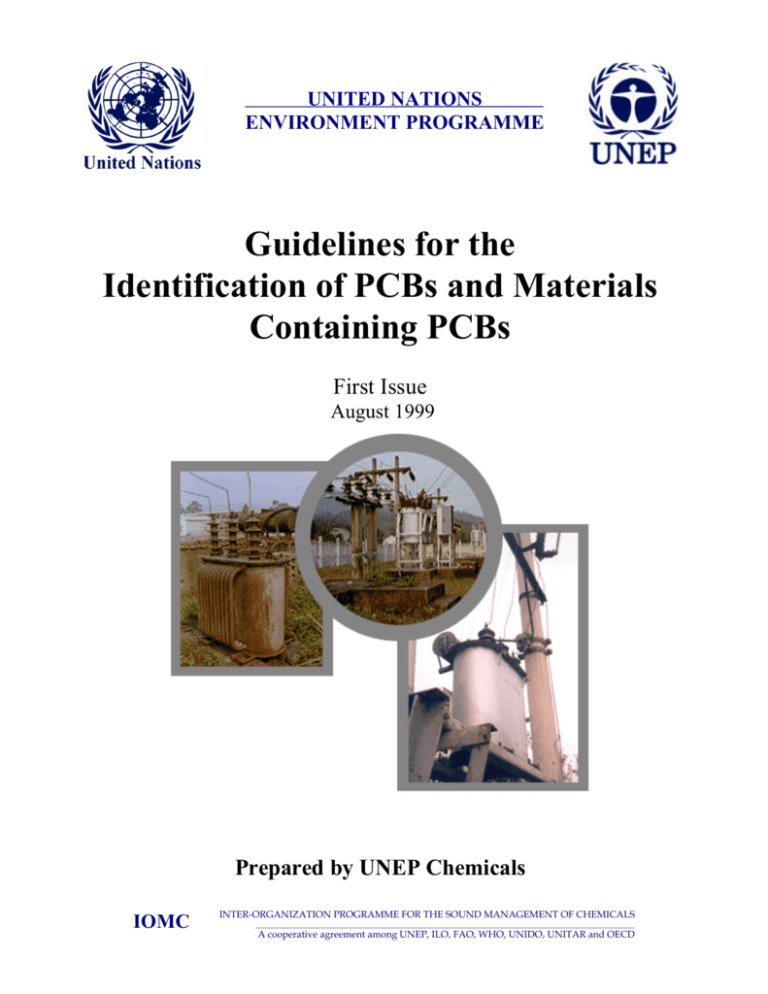 Guidelines For The Identification Of PCBs And Materials Containing