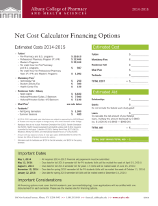 Net Cost Calculator Financing Options