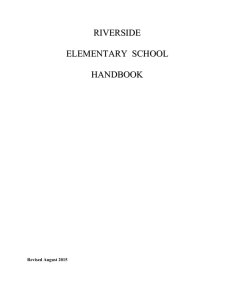 Handbook - Riverside Elementary School