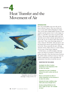 Lesson 4: Heat Transfer and the Movement of Air