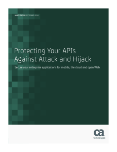 Protecting Your APIs Against Attack & Hijack