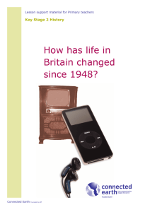 How has life in Britain changed since 1948?