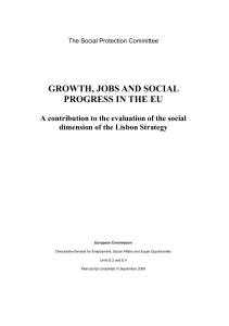 Growth, Jobs and Social Progress in the EU