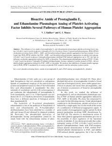 Bioactive Amide of Prostaglandin E1 and Ethanolamine