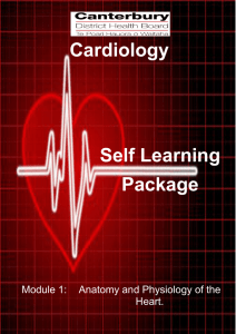 Module 1 - Anatomy and Physiology of the Heart