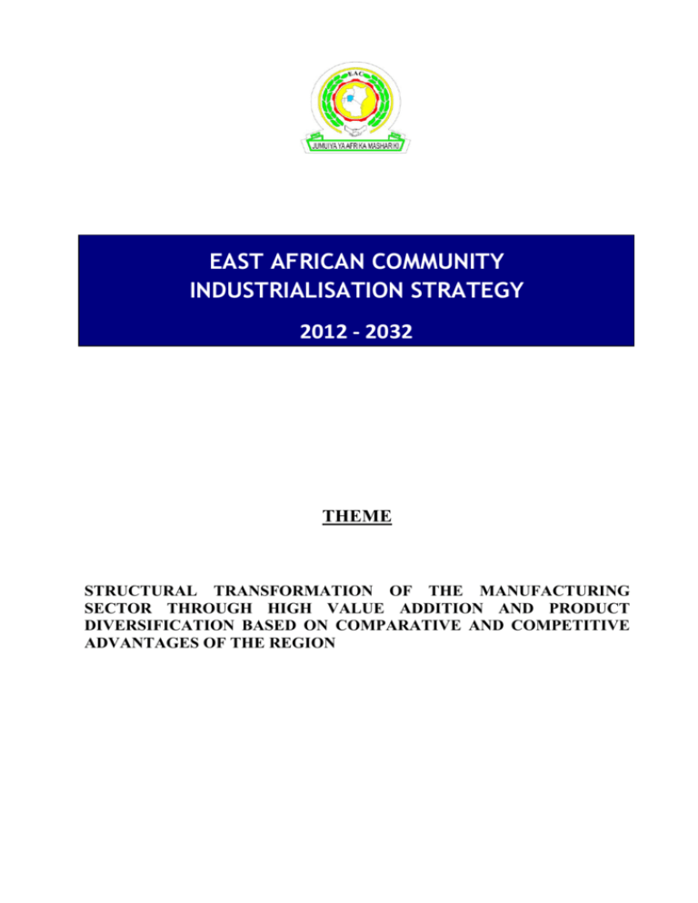 EAC Industrialization Strategy