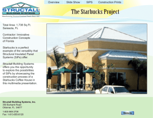 The Starbucks Project - Structall Building Systems, Inc.